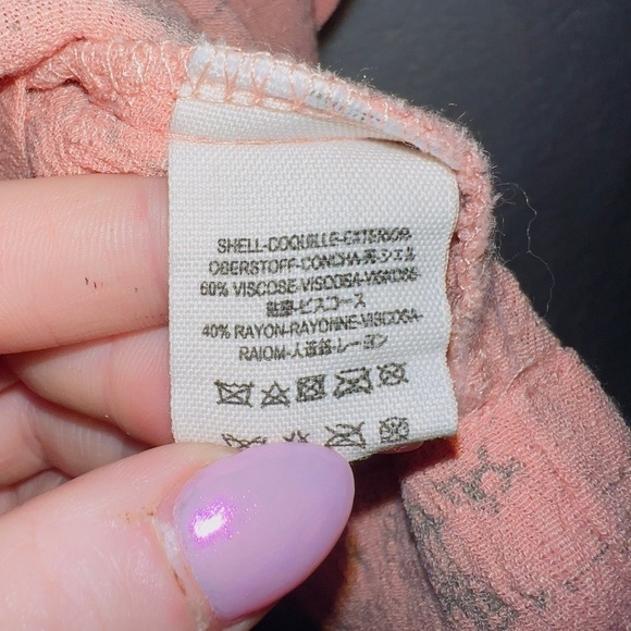 Free People Orange Crinkle Look Through Tank Top size small - Picture 5 of 6